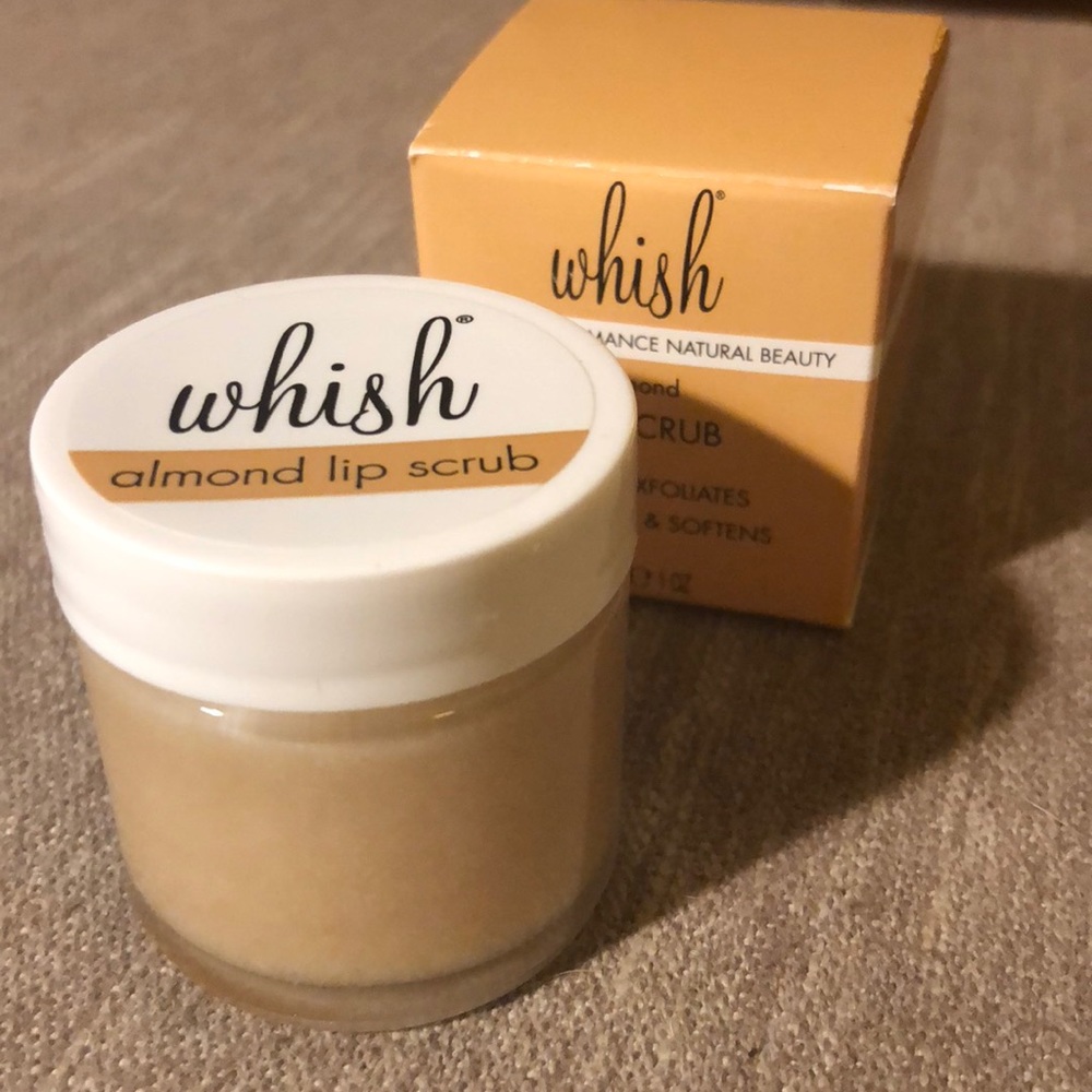 Whish almond lip scrub. Unopened